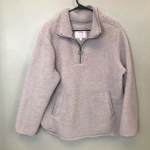 Cozy Sherpa Quarter Zip Pullover